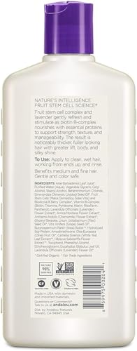 Andalou Naturals hair application shot shows easy, even distribution