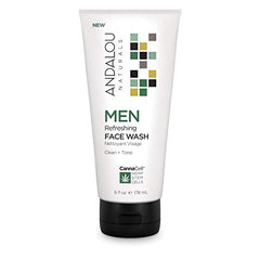 Andalou Naturals Men Face Wash Foam Lather for smooth, shaved-ready skin.