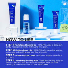 Andalou Naturals Multi-Correcting Cream nourishes and smooths the skin