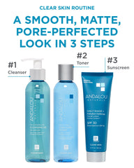 Andalou Naturals non-nano zinc oxide label highlighting UVA/UVB protection.
