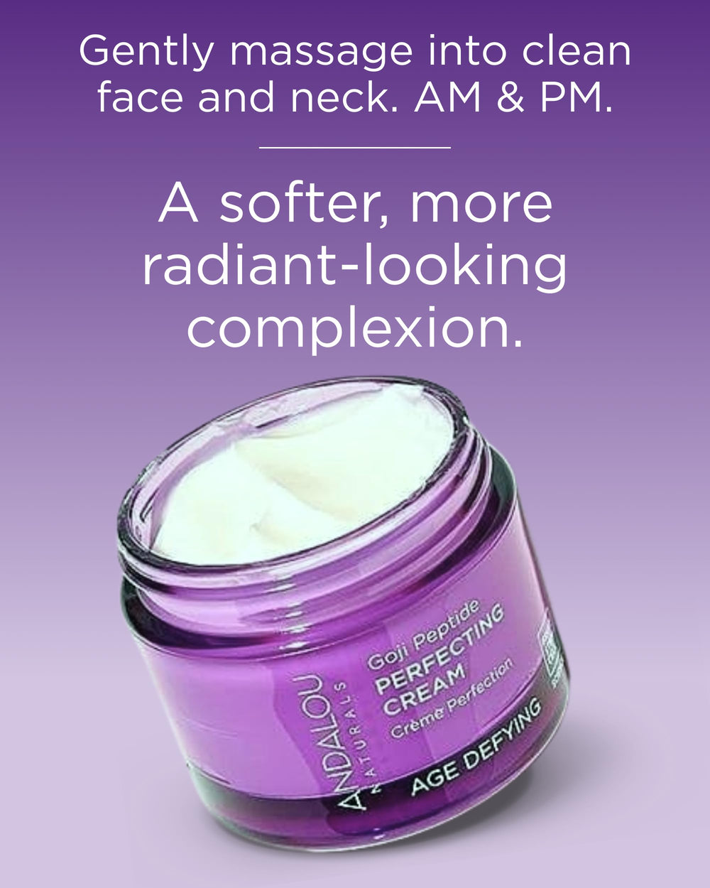 Andalou Naturals Resveratrol CoQ10 closeup illustrating antioxidant support