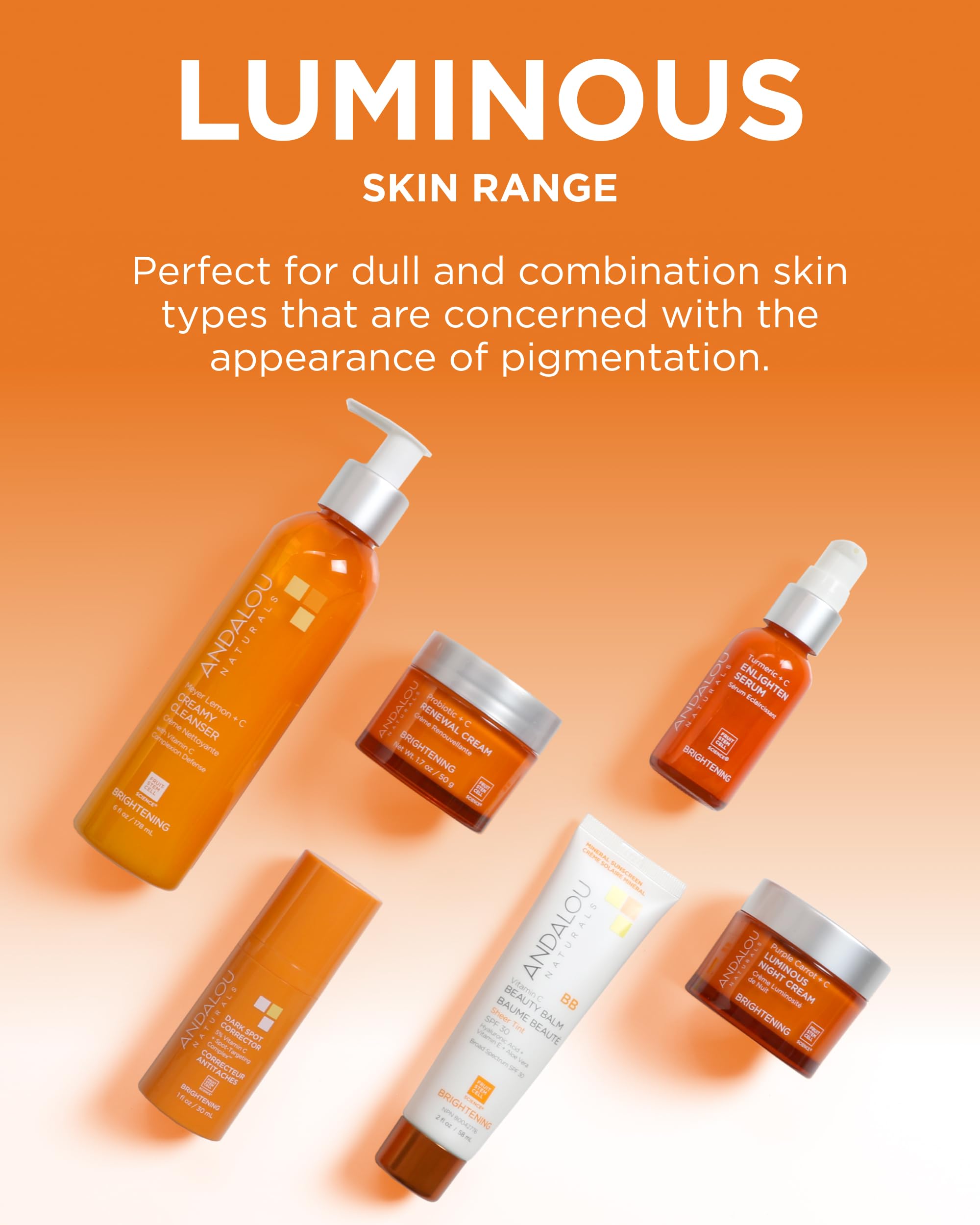 Andalou Naturals Turmeric C Enlighten Serum close-up shows smooth texture