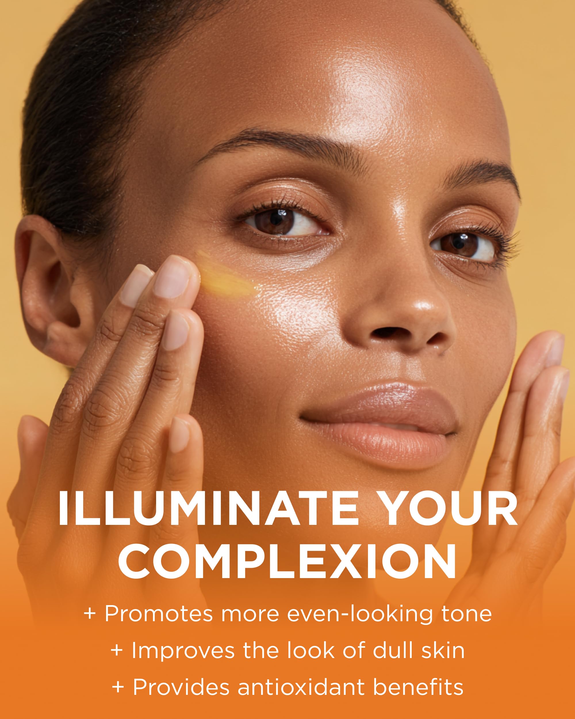 Andalou Naturals Turmeric C Enlighten Serum texture demonstrates lightweight hydration