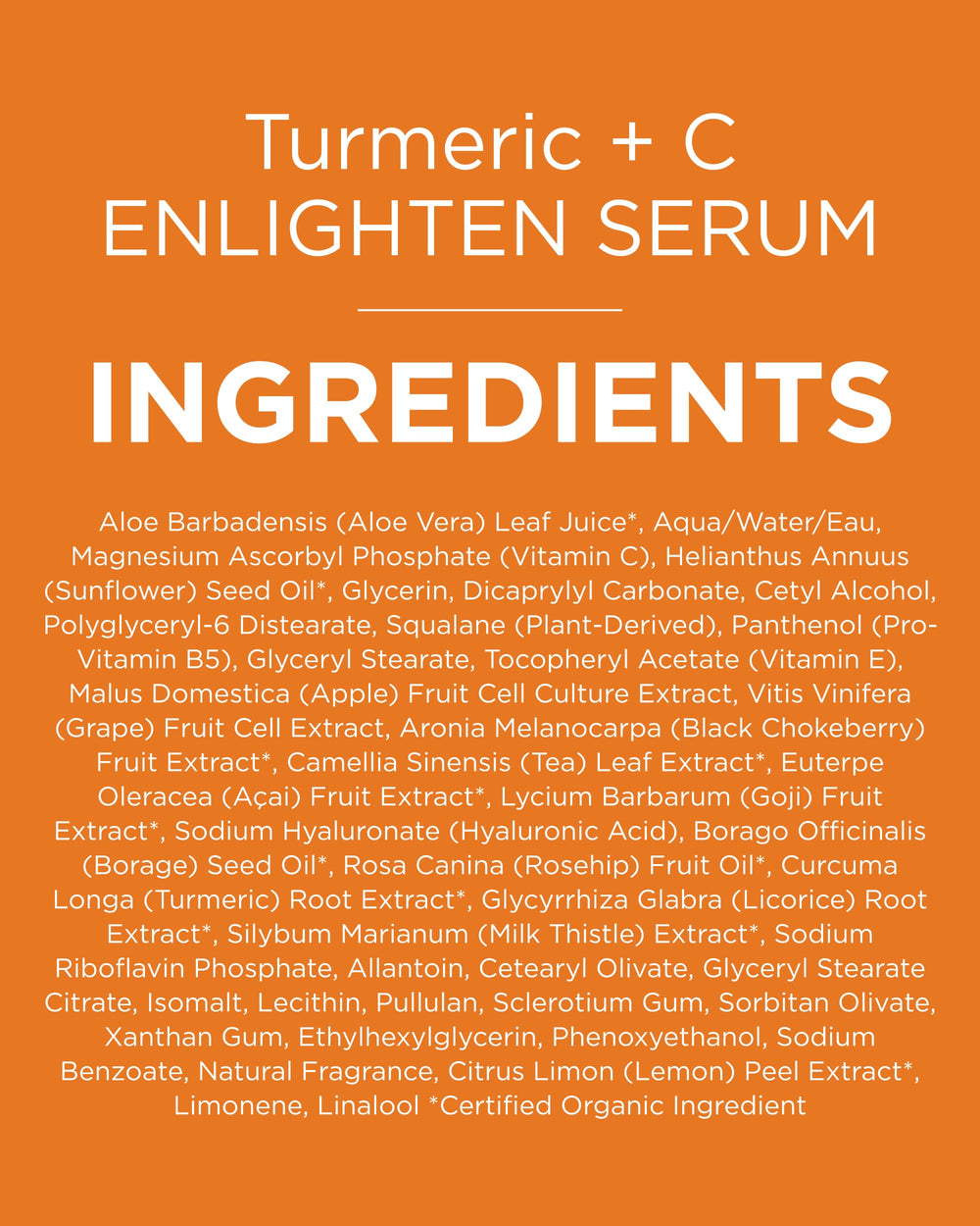 Andalou Naturals Turmeric C Enlighten Serum application on clean skin