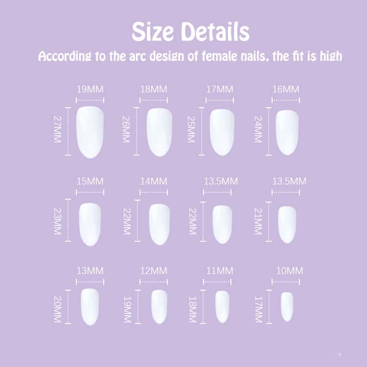 ANDGING eco-friendly acrylic nails with a safe, sturdy design.