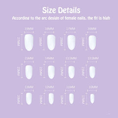 ANDGING eco-friendly acrylic nails with a safe, sturdy design.