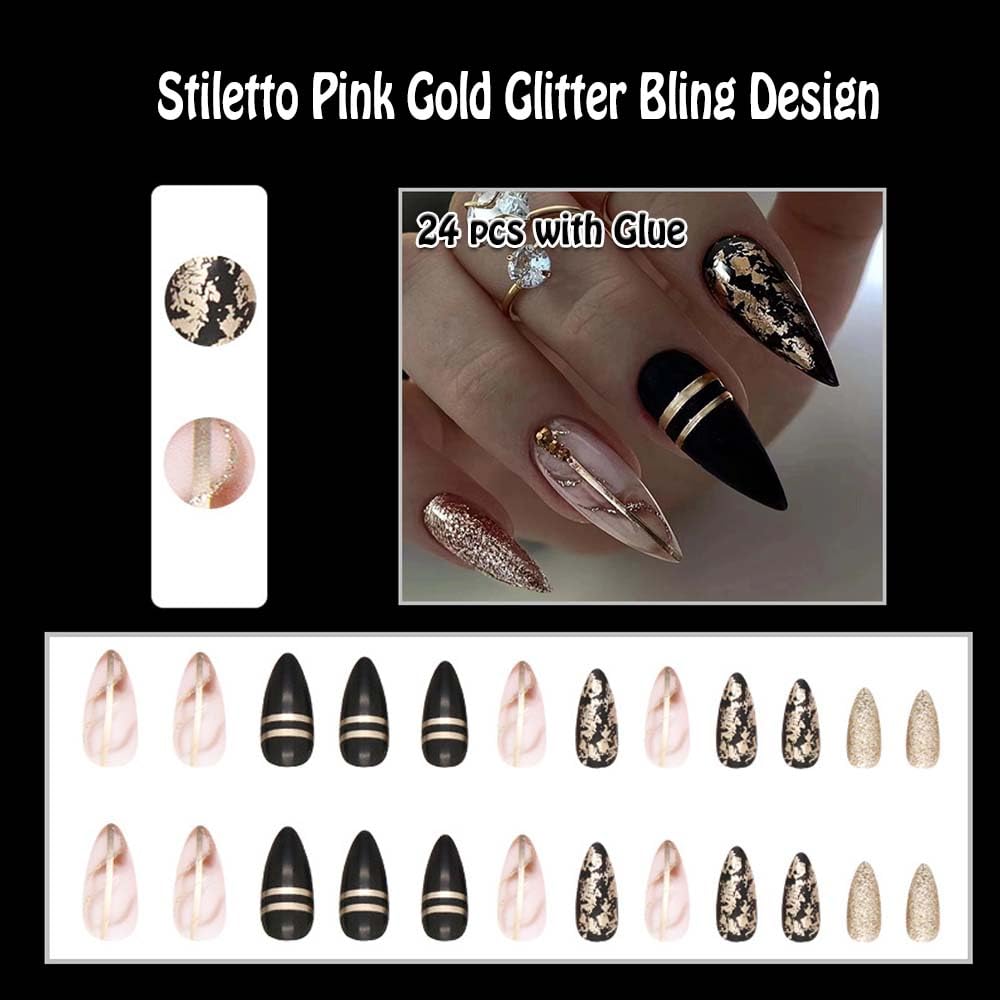 ANDGING nude pink pearl design press-on nails for an elegant manicure.