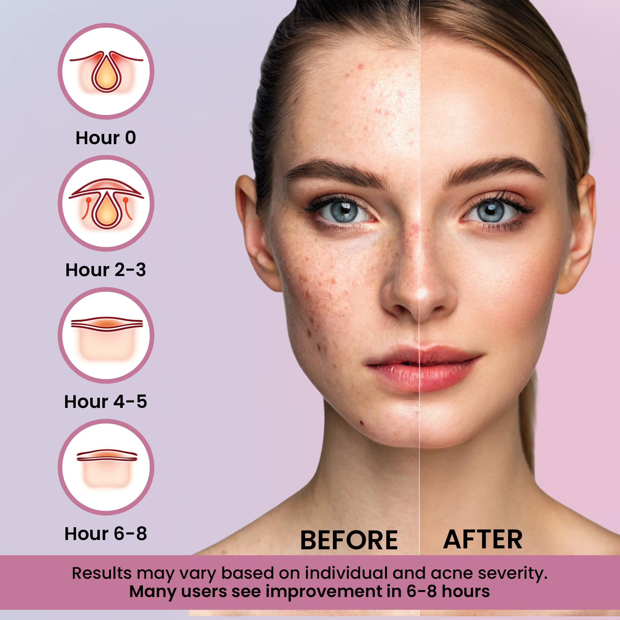 Andlane glitter patches add sparkle while absorbing impurities for a clearer look.