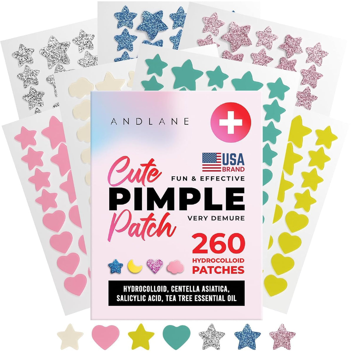 Andlane star patches provide discreet nighttime coverage to help blemishes heal.