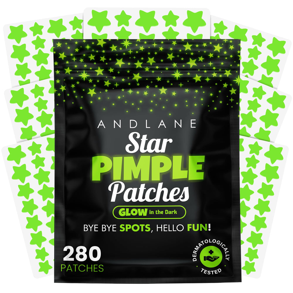 Andlane glow in the dark star patches for nighttime spot care