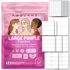 Andlane round 8mm hydrocolloid patch for discrete small blemish coverage.
