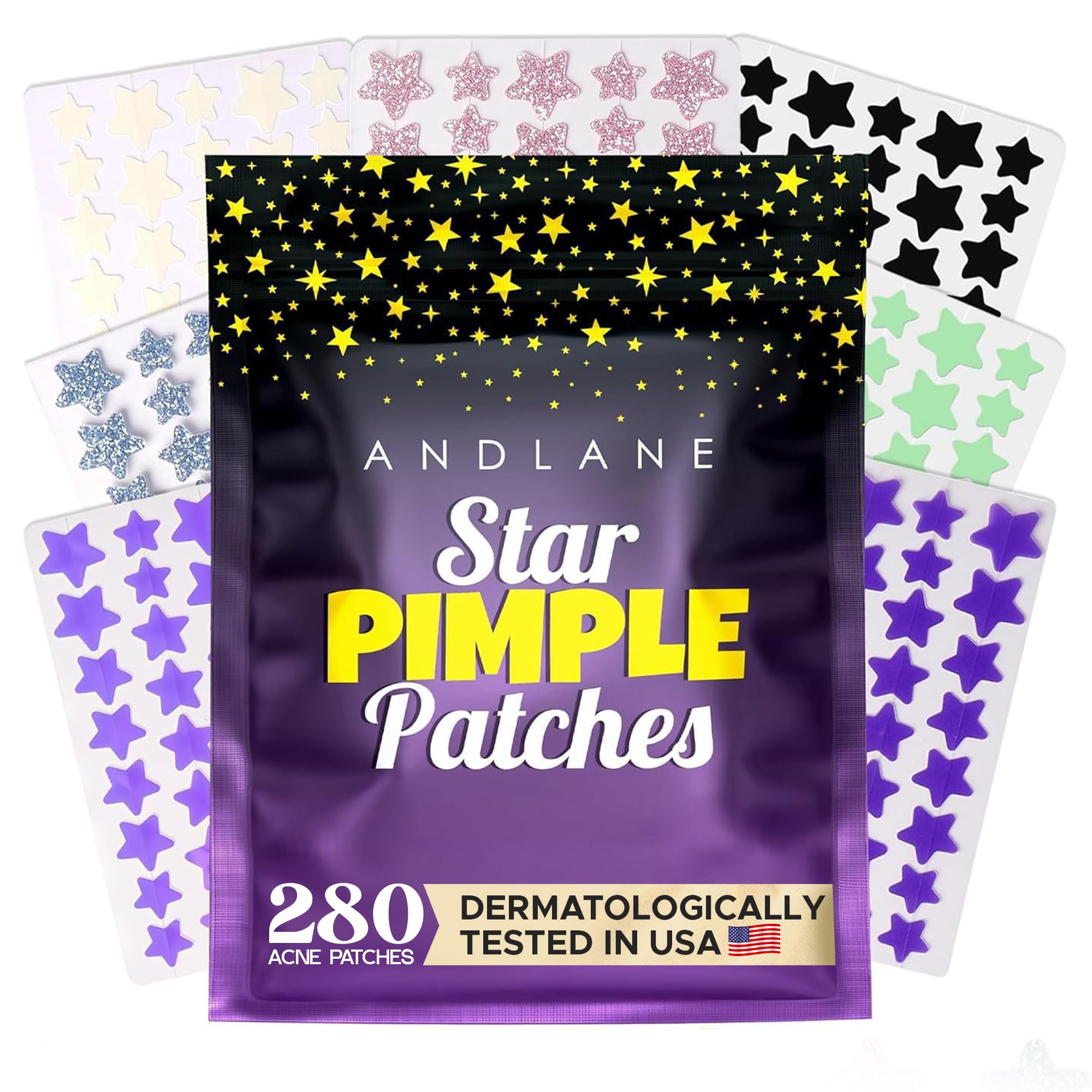 Andlane star patches regular for daily spot care and coverage.