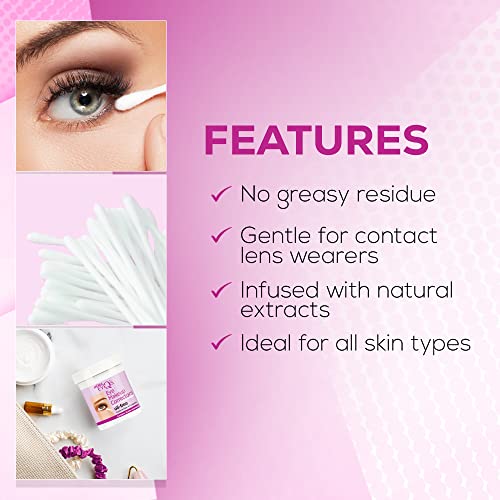 Andrea EyeQ no-greasy-residue swabs ideal for contact lens wearers