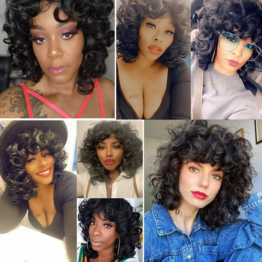 Andromeda Curly Wig suitable for daily use, parties, and weddings.