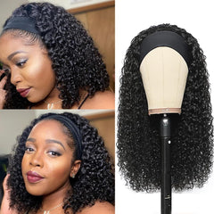 Andu Style headband wig 14-inch wet and wavy for versatile daily styling