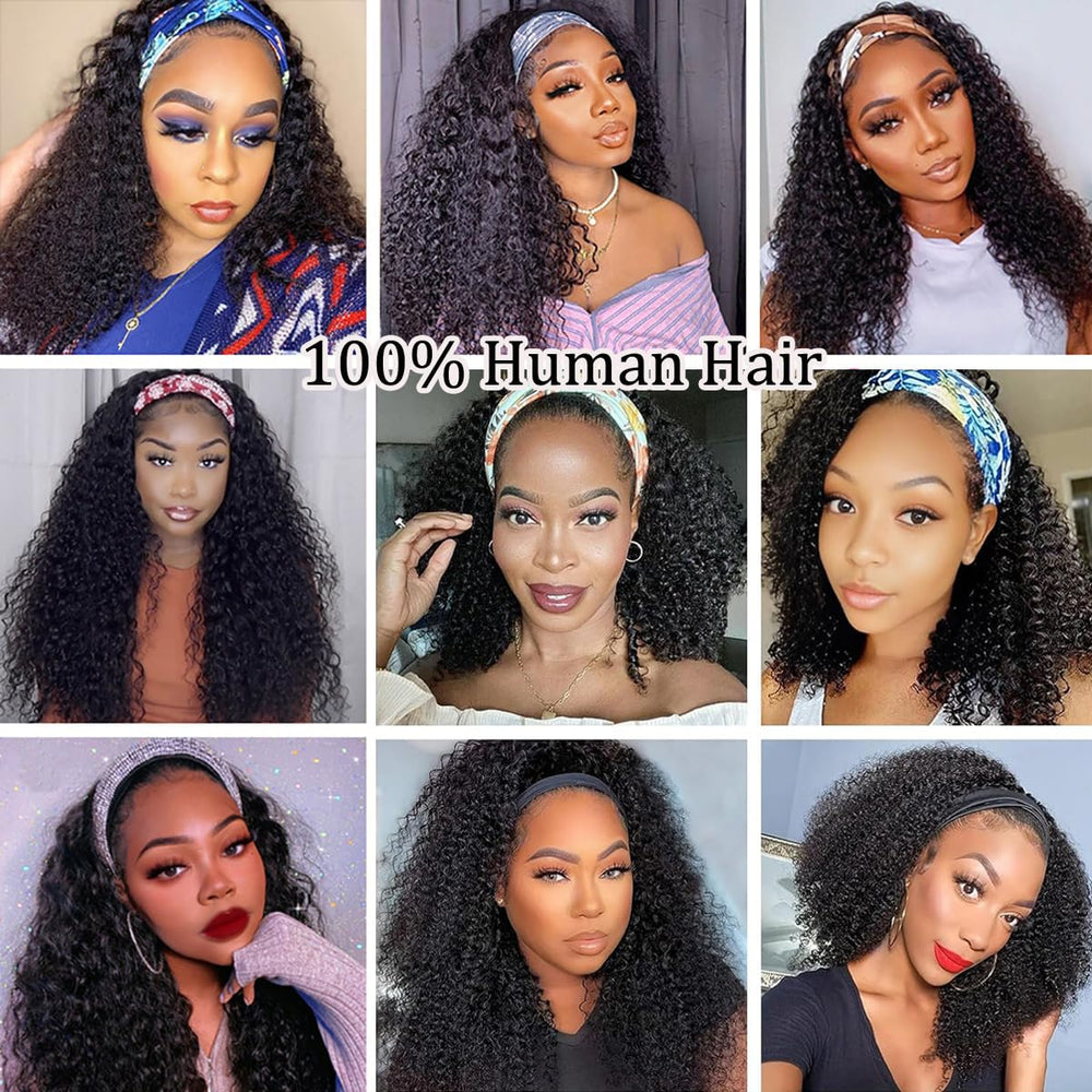 Andu Style headband wig accessories included: wig cap and lashes for styling