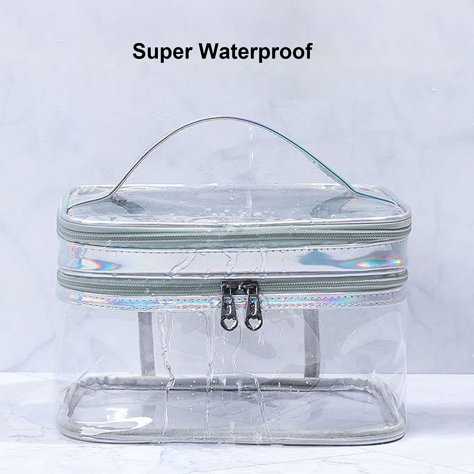 ANEMEL large-capacity bag fits shampoos, cosmetics, and more