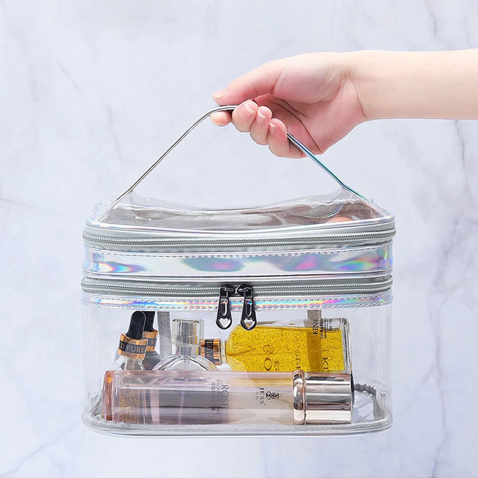 ANEMEL multi-use travel bag suitable as cosmetic, toiletry, or stationery organizer