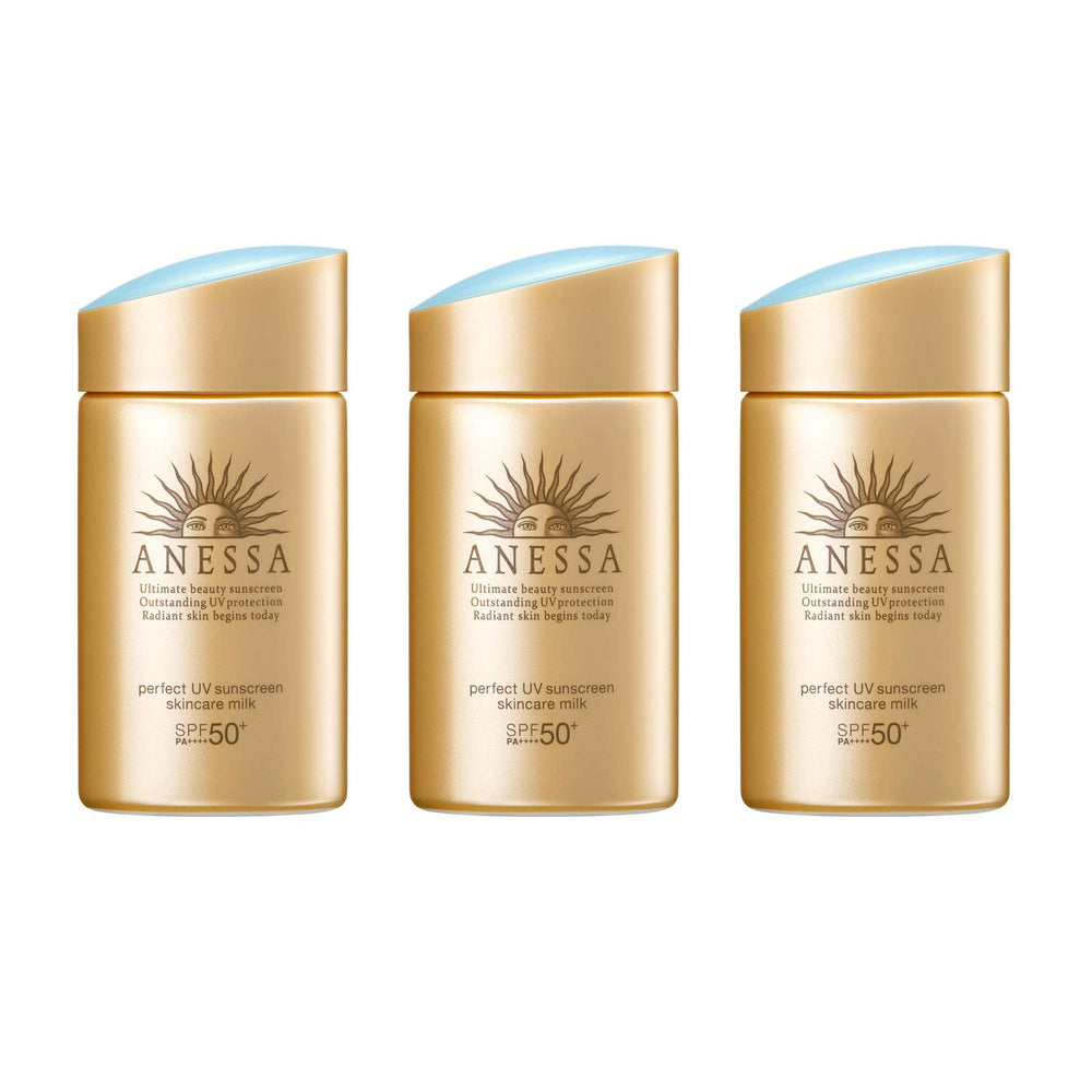 ANESSA Perfect UV Sunscreen Milk A bottle for daily protection.