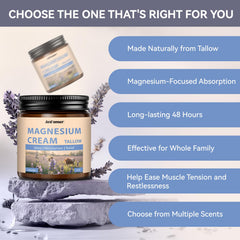 AnFamer Magnesium Cream Deep Hydration with shea and jojoba for nourished skin.