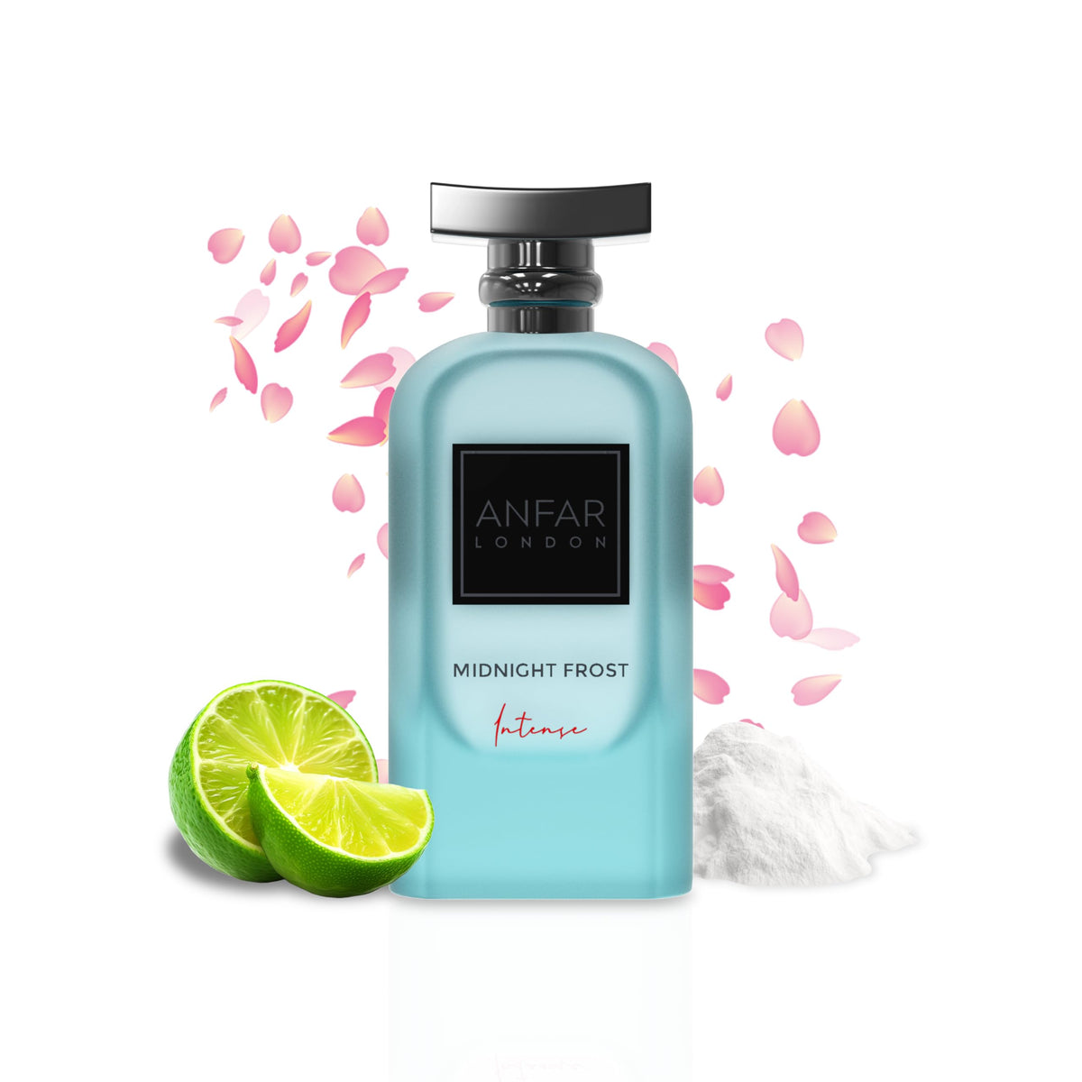 Anfar London Midnight Frost Intense bottle with premium design and long-lasting appeal.