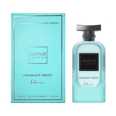 Close-up of Midnight Frost Intense spray cap, showcasing sophisticated packaging for men.