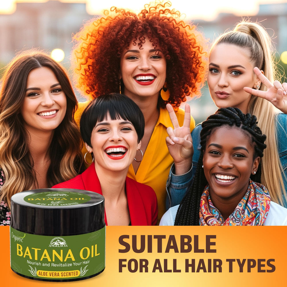 ANGELYCIA Batana oil on daily routine for hair support.