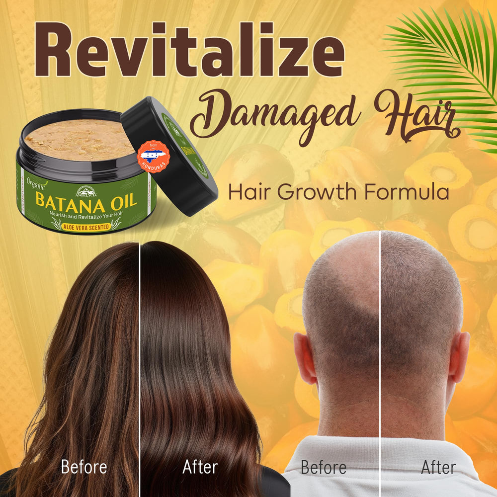 ANGELYCIA Batana oil melts between hands for easy application.