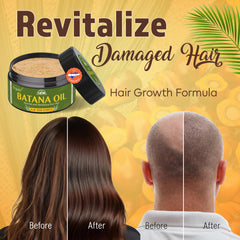 ANGELYCIA Batana oil melts between hands for easy application.