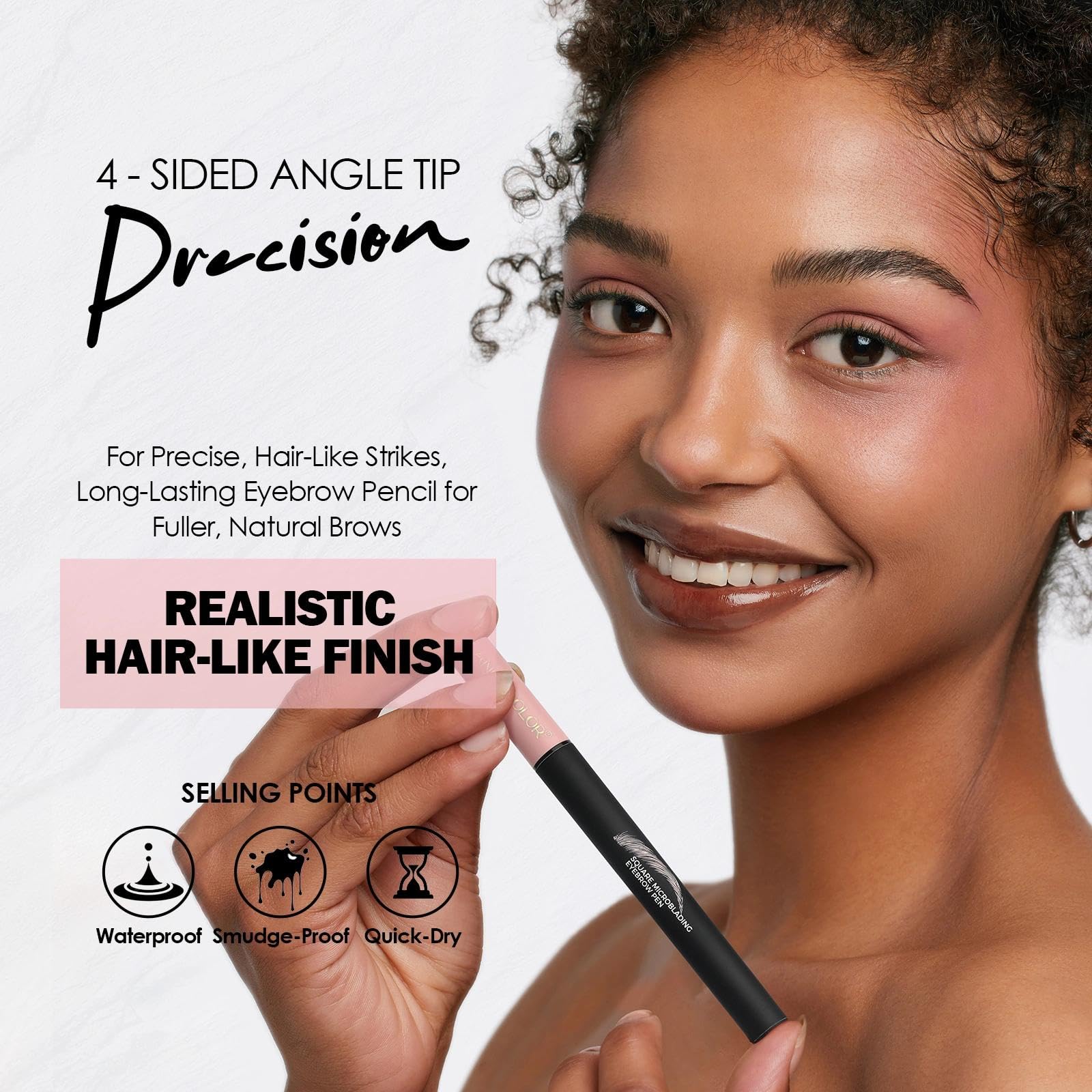 Anglicolor Eyebrow Brush Pen with ultra-fine bristles for precision