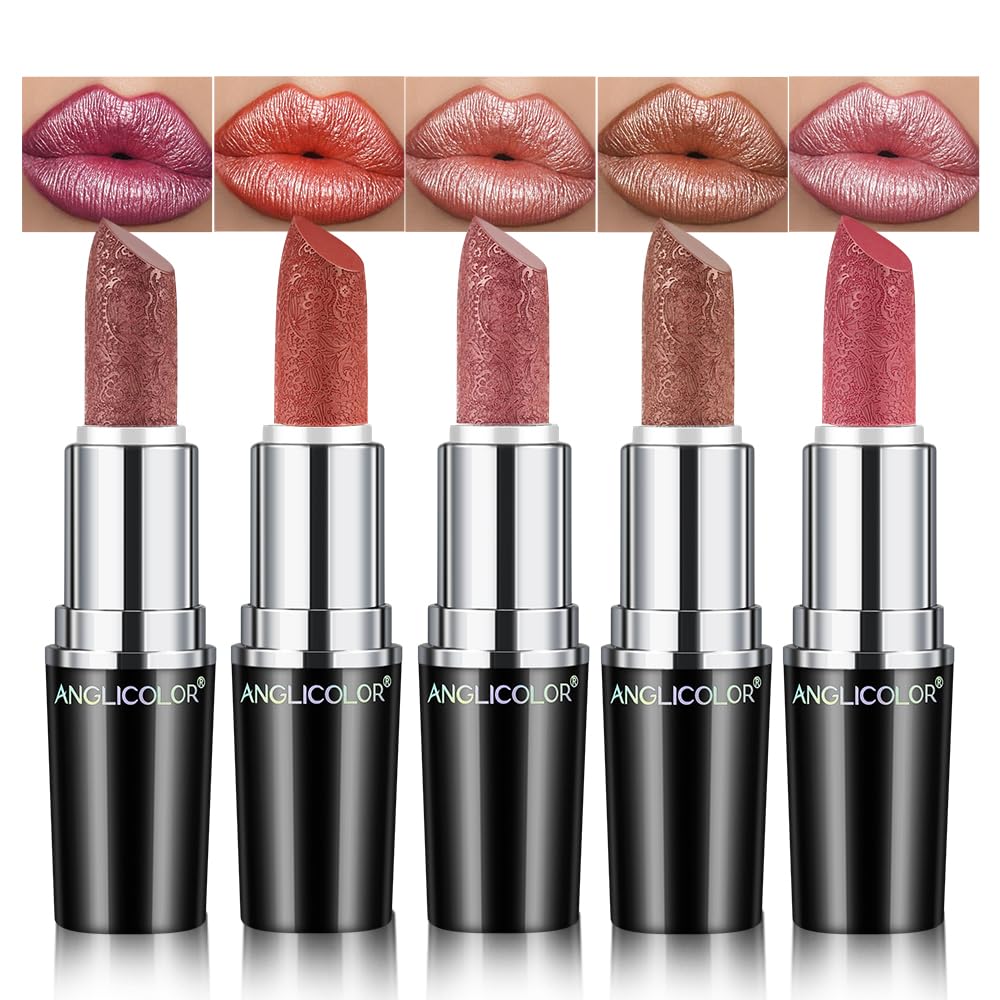 Anglicolor lipstick packaging with oriental totem design for premium presentation.