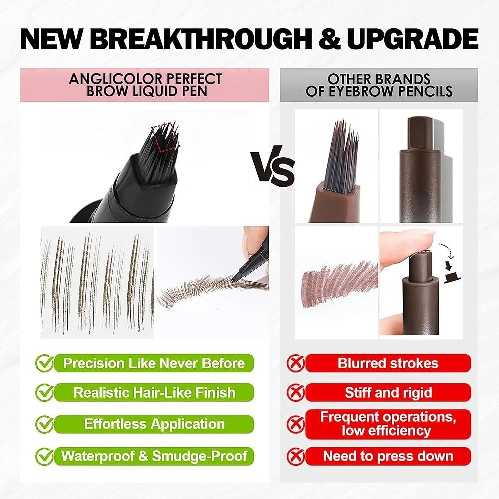 Anglicolor Eyebrow Pen delivers long-lasting color for all-day wear