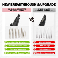 Anglicolor Microblading Eyebrow Pen creates natural, realistic brows