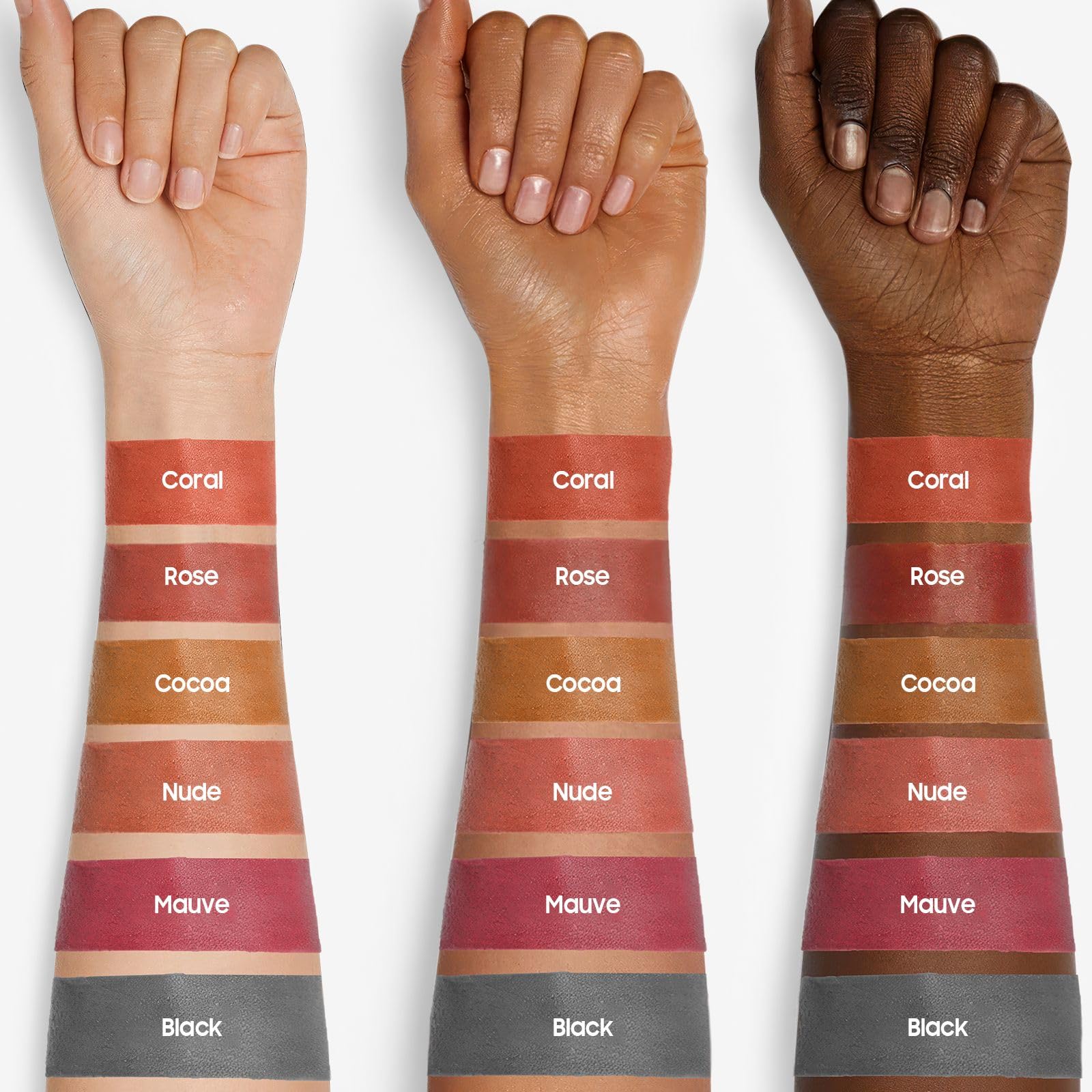 Anguishil lip stain application method demonstrates the 20-minute film formation.