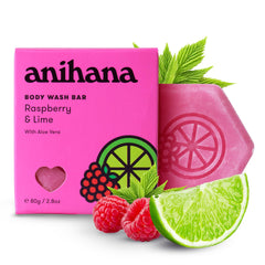 ANIHANA body wash bar with coconut oil and aloe vera for a hydrating cleanse.