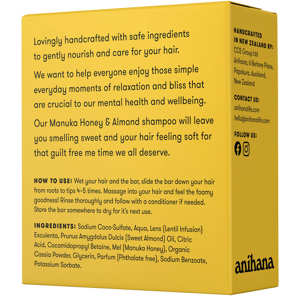 ANIHANA cruelty-free and paraben-free formula offers gentle cleansing