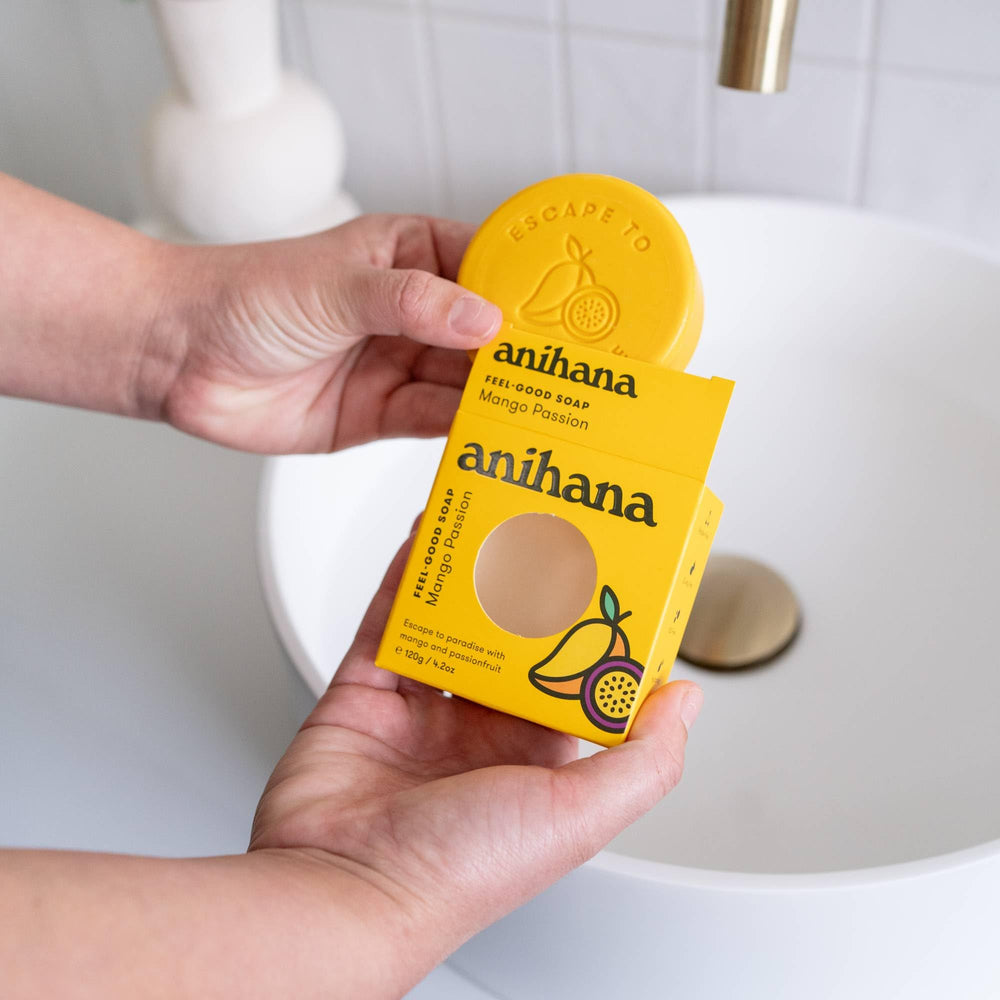Anihana Feel-Good Soap gift set image for spa gifting ideas.