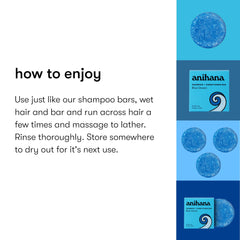 ANIHANA plastic-free packaging and a bar that lasts about 80 washes reduces plastic waste
