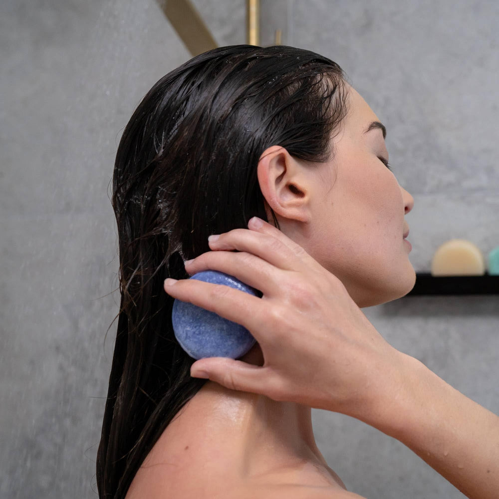 ANIHANA oil-balancing bar cleanses without weighing down hair.