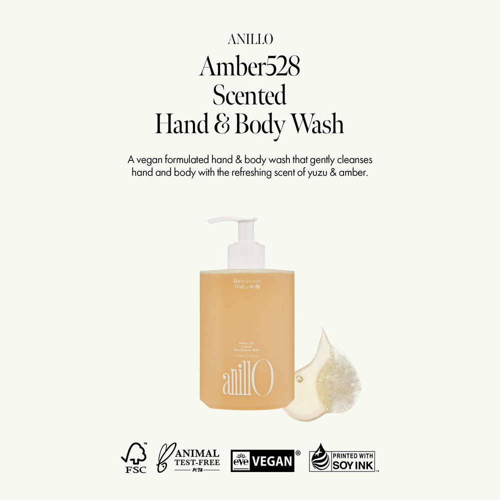 ANILLO Amber528 lather highlights gentle cleansing and moisturizing effect.
