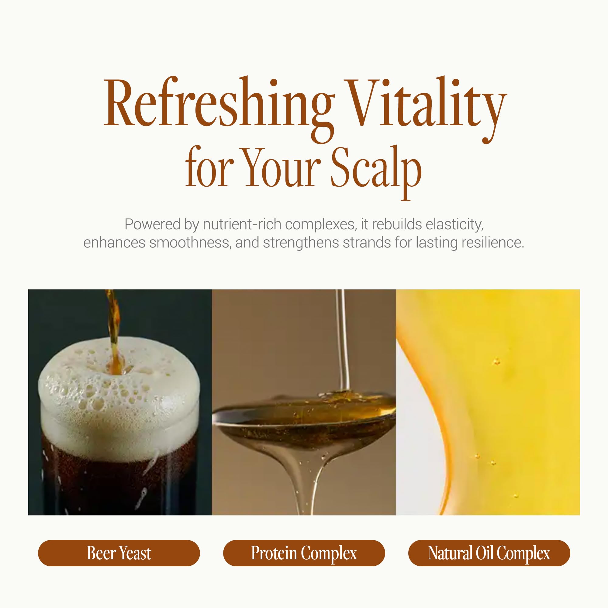 ANILLO Dark Beer Biome Hair Essence scalp care application for balanced roots