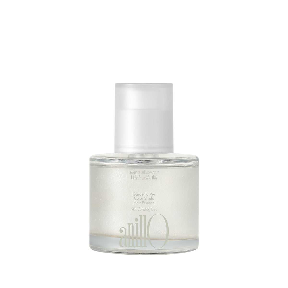 ANILLO Gardenia Veil bottle displays color shield formula for vibrant color-treated hair.
