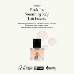 ANILLO Hair essence pump application demonstrates quick absorption without residue