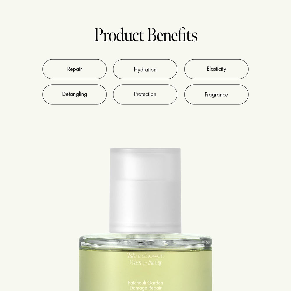 ANILLO patchouli leaf water adds soothing, polished texture.