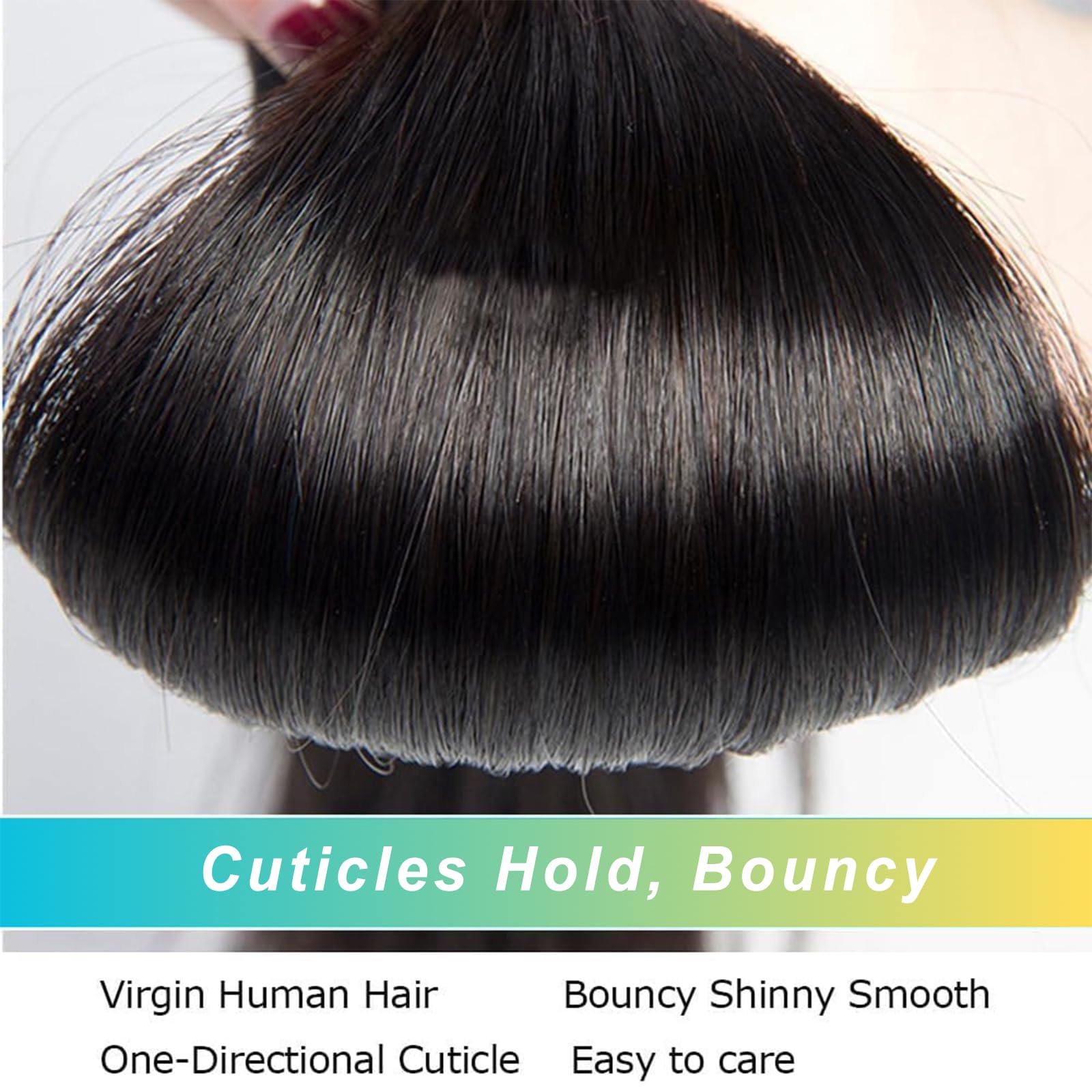 AnJudyReid straight bundle with double strong weft close-up highlighting durability.