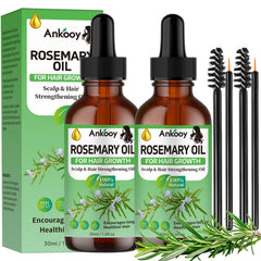 ANKOOOY rosemary oil hair-growth-bottle nourishes the scalp and supports conditioning.