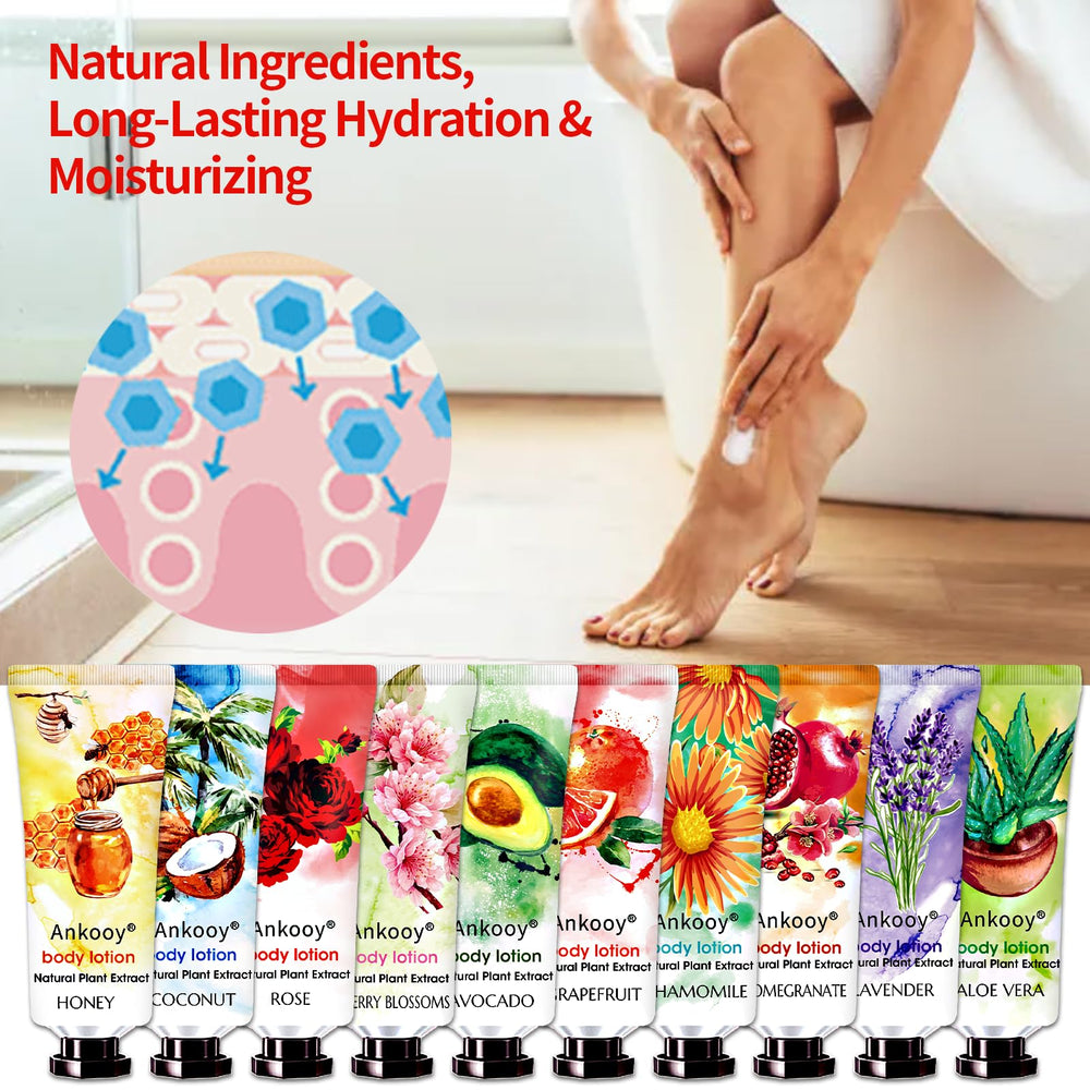 ANKOOOY cherry blossoms lotion delivers long-lasting moisture with a gentle aroma.