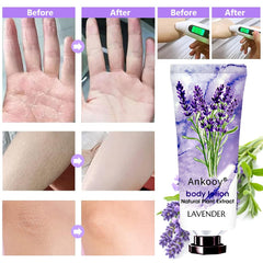 ANKOOOY rose scent lotion provides non-greasy hydration and smooth skin.