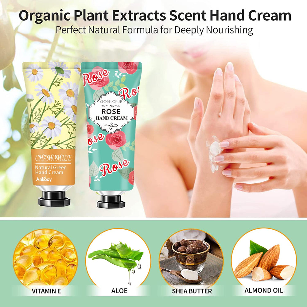ANKOOY Cherry Blossom hand cream tube with luxurious scent and hydration.