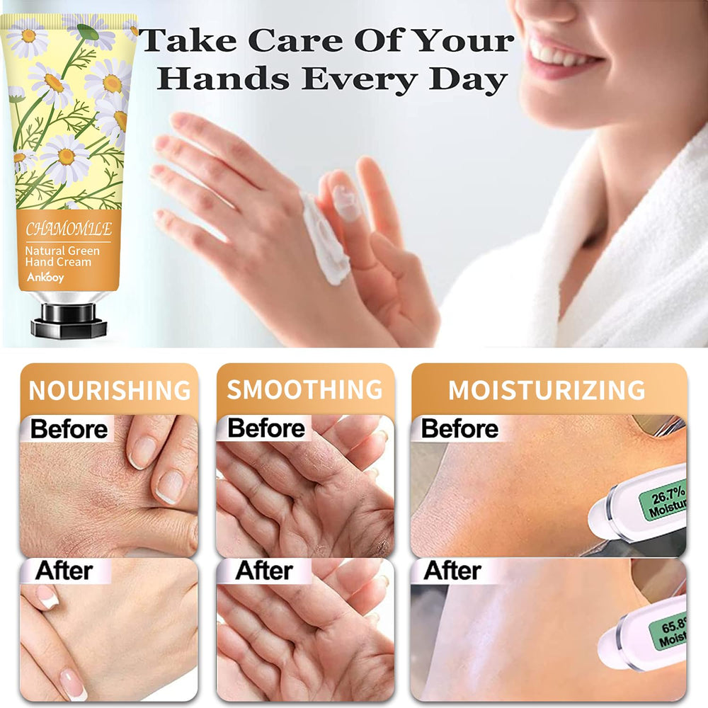 ANKOOY Christmas stocking stuffer hand cream adds cozy moisture and fragrance.